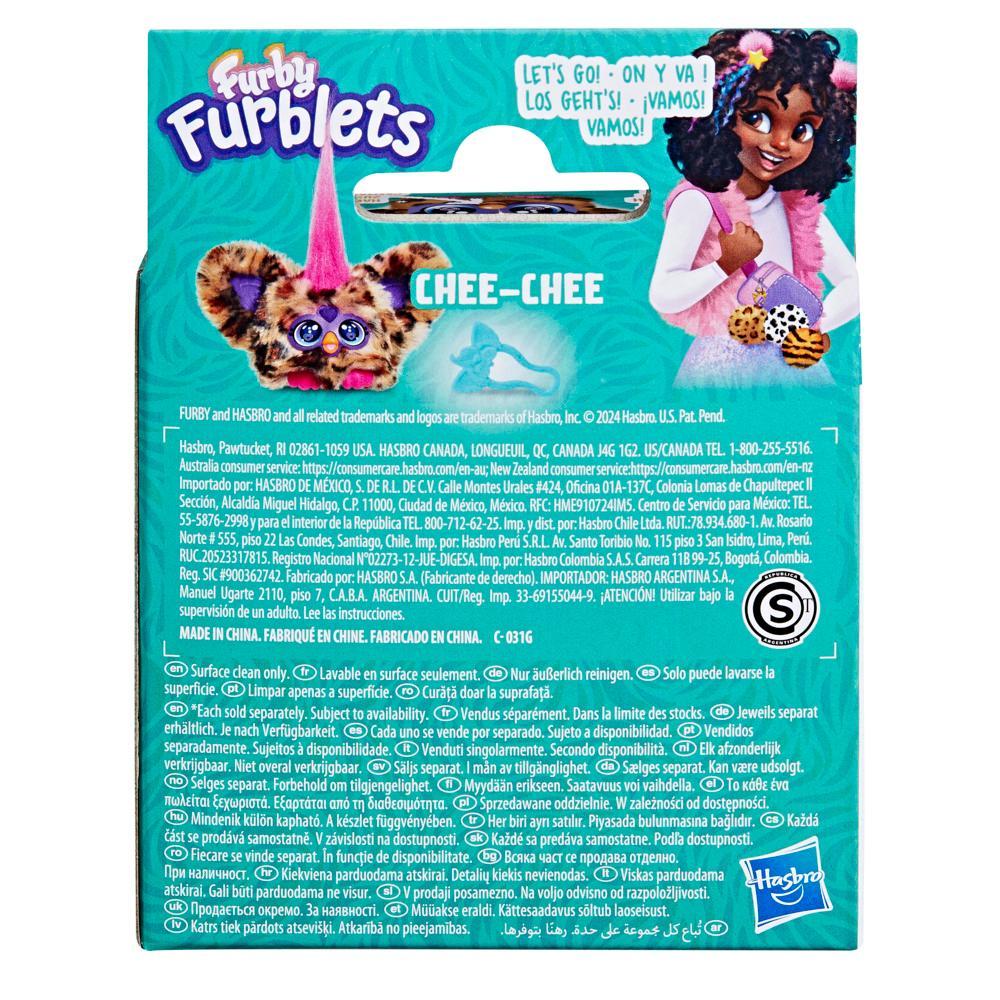 Furby Furblets Chee-Chee Cheetah Mini Plush Toy - Image 3