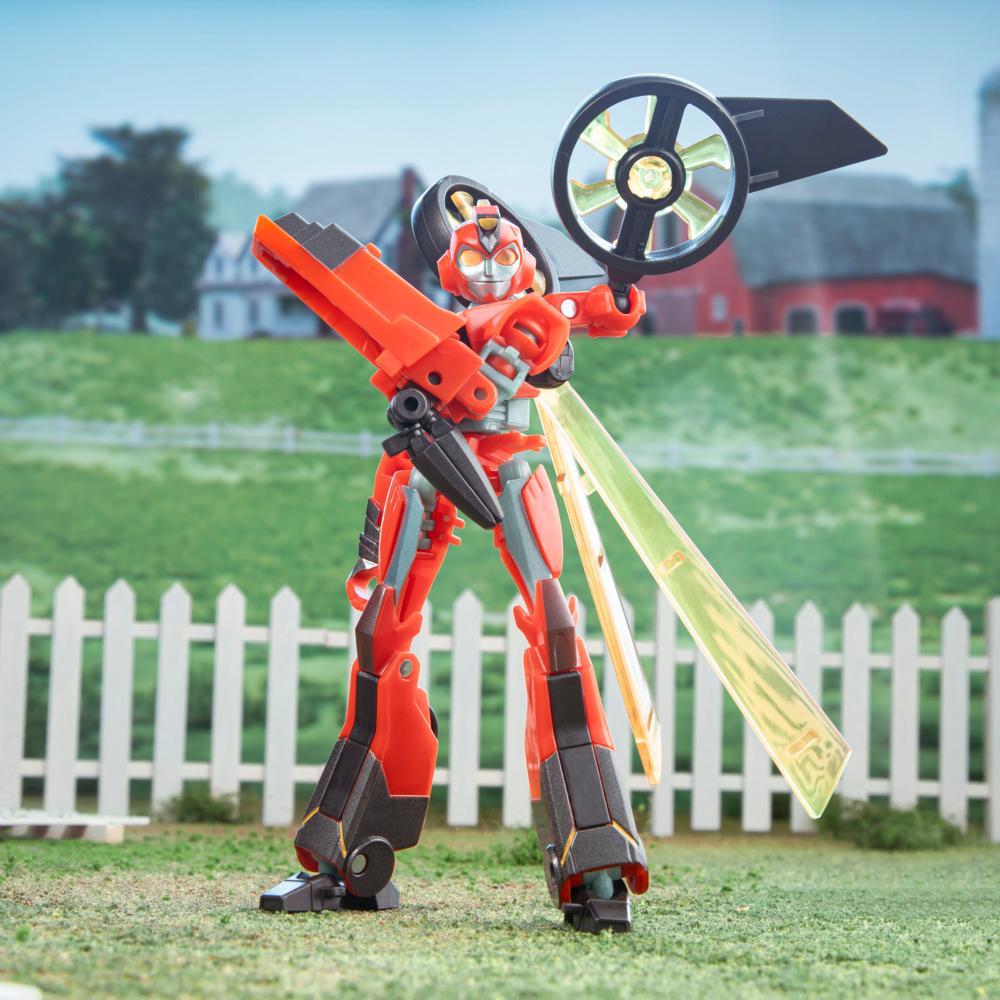 Transformers Toys EarthSpark Deluxe Class Terran Twitch Action Figure - Image 2