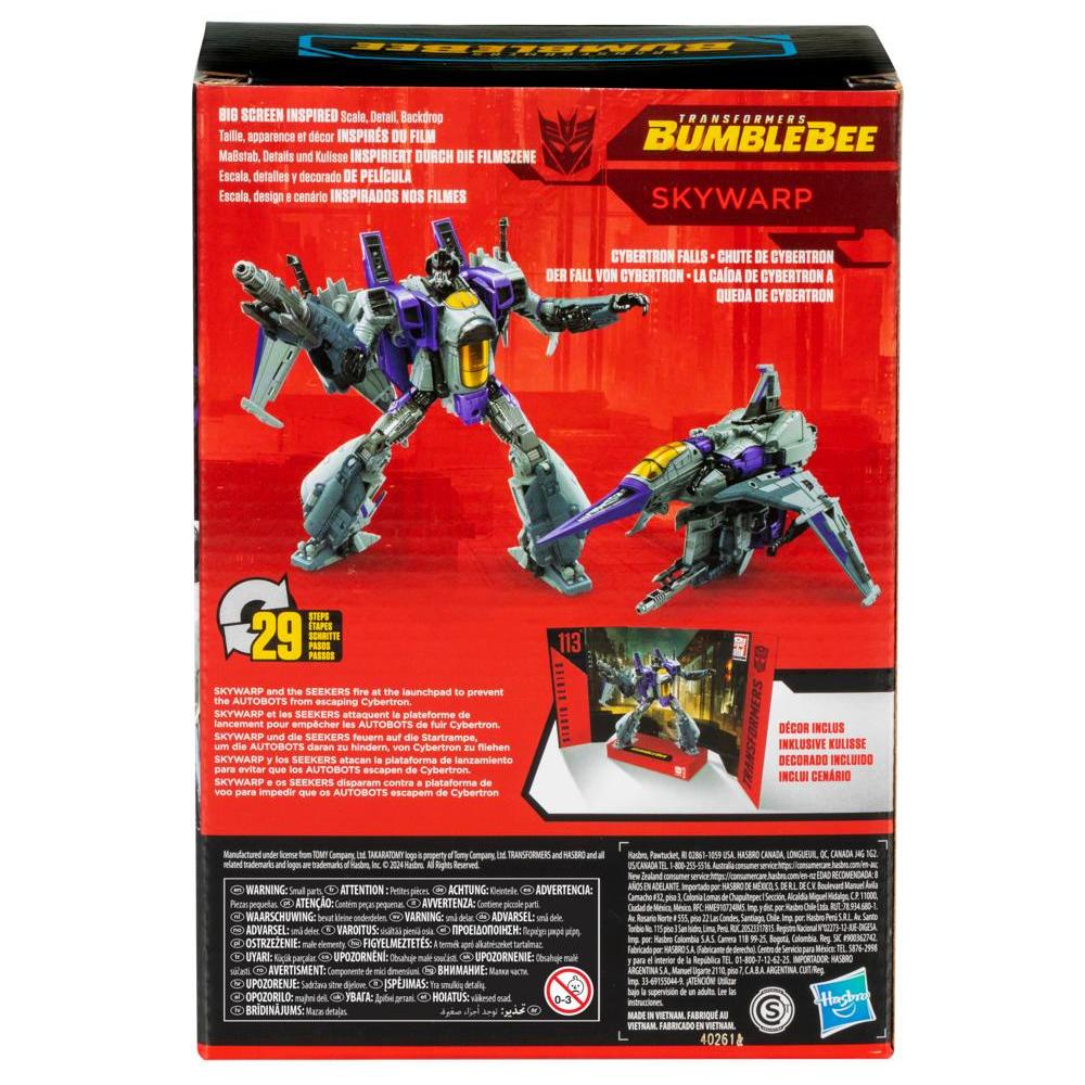 Transformers Studio Series Voyager Transformers Bumblebee 113 Skywarp Action Figure - Image 3