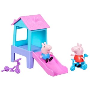 Peppa Pig Toys Peppas Park Fun Playset with 2 Figures Preschool Toys for Kids 3
