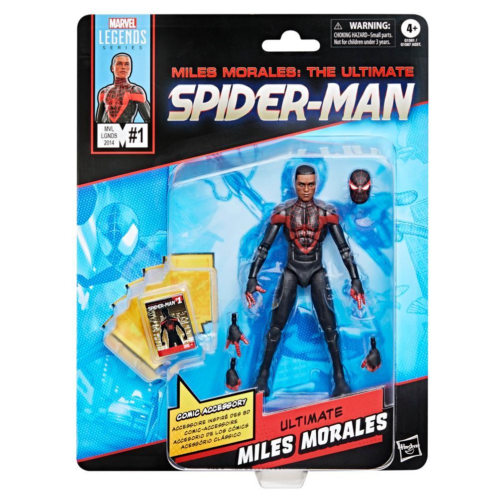 Marvel Legends Series Ultimate Miles Morales Spider-Man Action Figure - Image 7