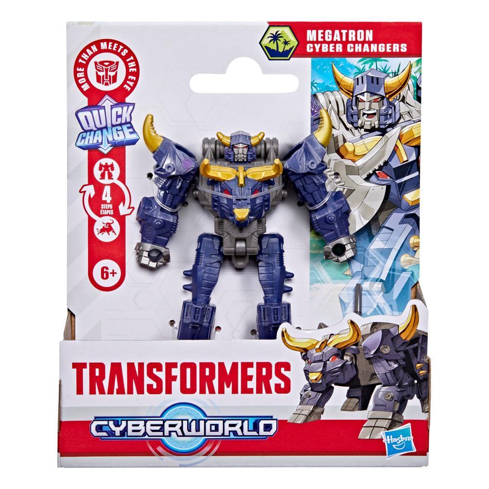 Transformers CYBERWORLD Cyber Changers Megatron Action Figure - Image 7