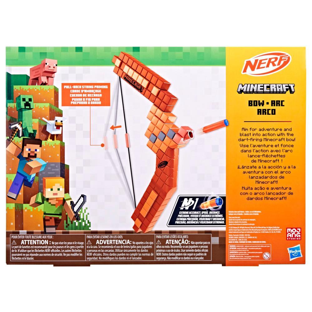 Nerf Minecraft Bow Dart Blaster 8 Nerf N1 Darts - Image 3