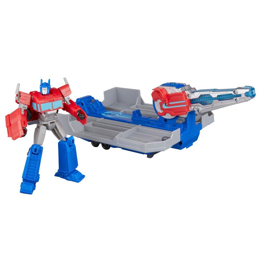 Transformers EarthSpark Optimus Prime Battle Trailer Playset - Image 2
