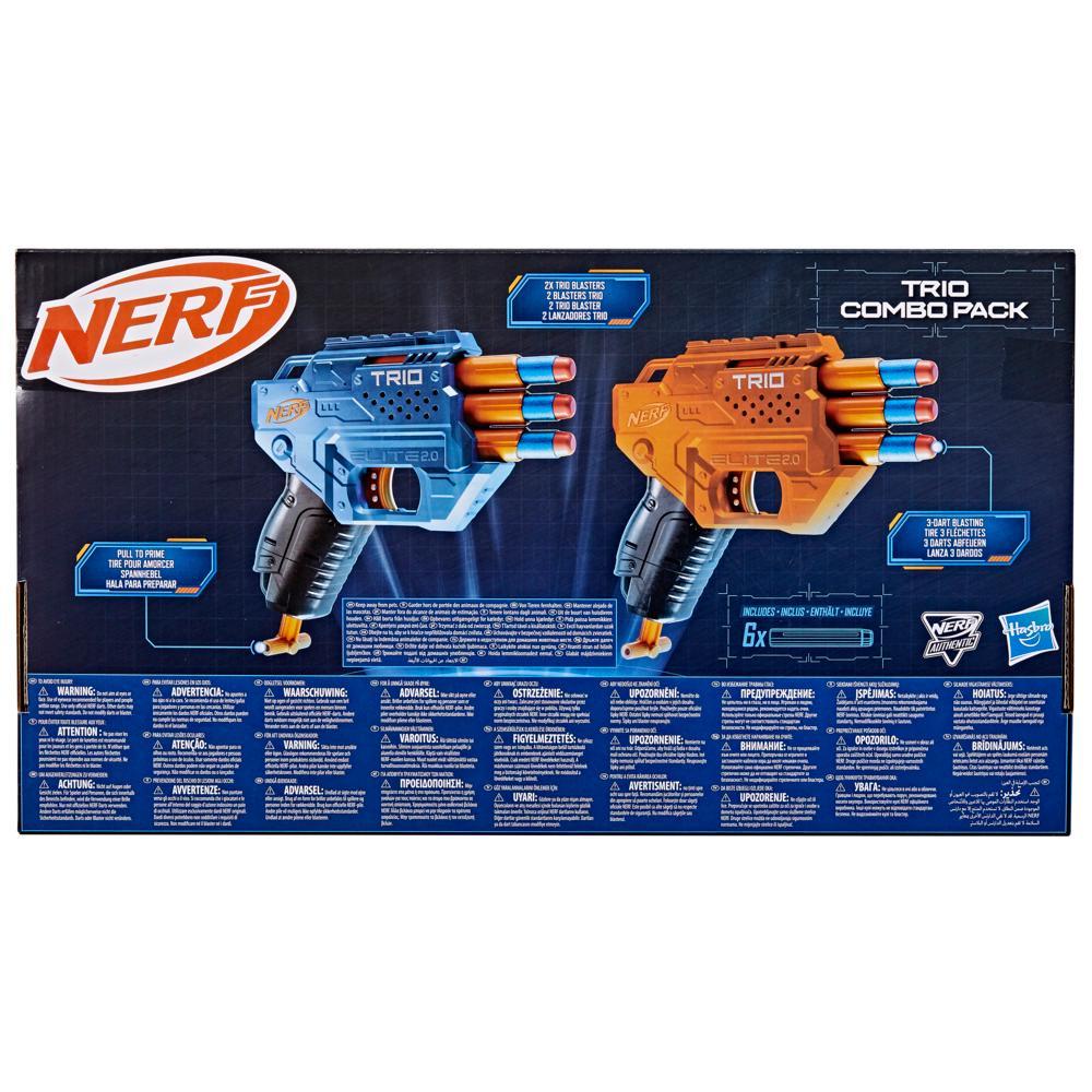 Nerf Elite 20 Trio Combo Pack Includes 2 Trio Nerf Blasters and 6 Nerf Elite Darts - Image 3