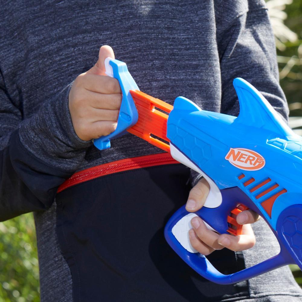 Nerf Junior Wild Sharkfire Easy Play Dart Blaster 8 Nerf Elite Darts Ages 6 Up - Image 4