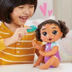 Baby Alive Crawl n Play Tilly Tinker Doll Black Hair Electronic Kids Toys for Girls  Boys 3