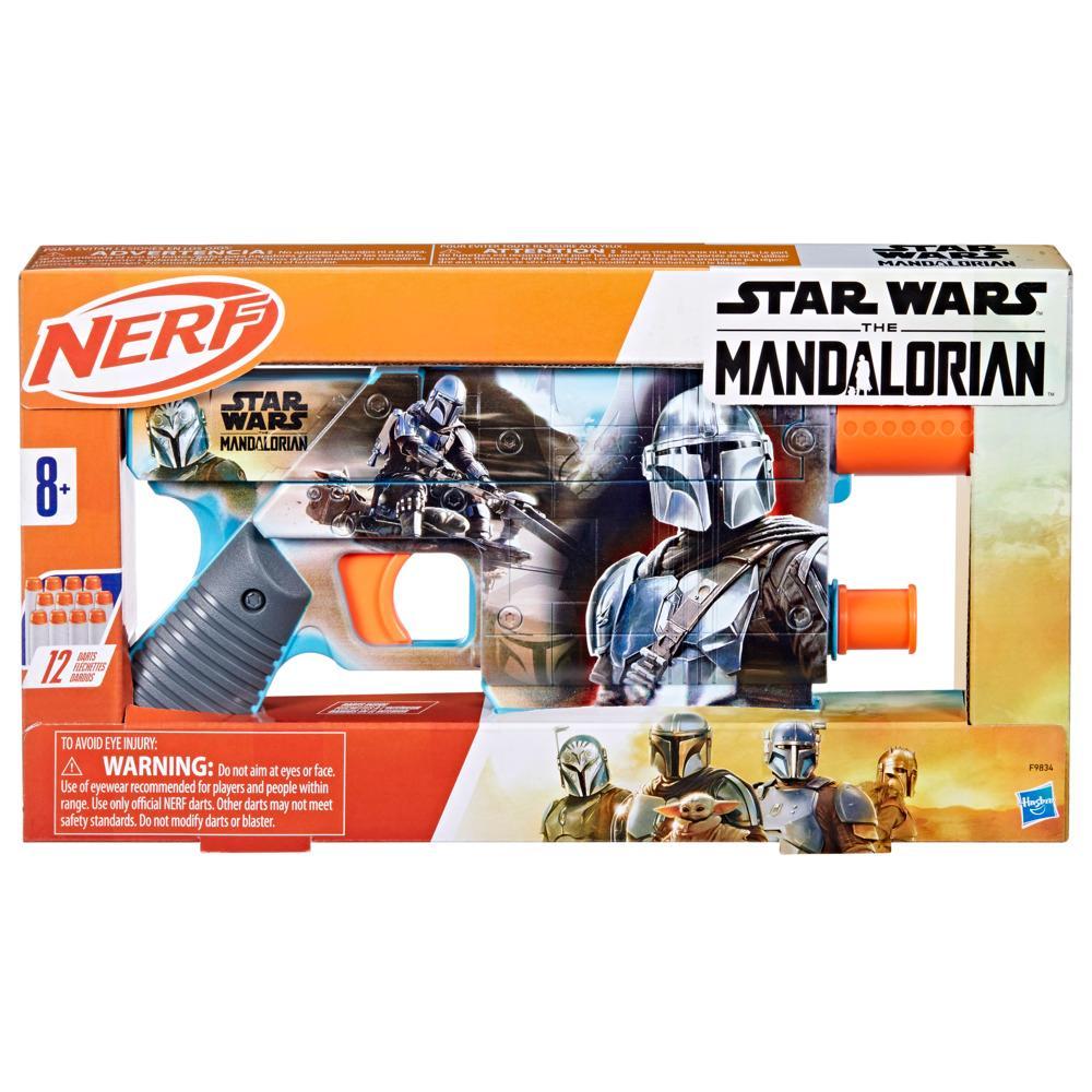 Nerf Star Wars The Mandalorian Dart Blaster 12 Nerf Elite Darts Gifts for 8 Year Old Boys Girls Up - Image 2