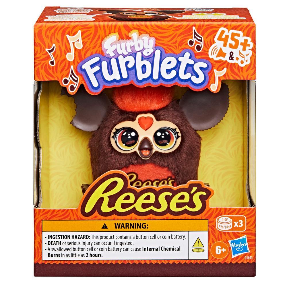 Furby Furblets REESES Peanut Butter Cup 3 Mini Electronic Plush Toy for Kids 6 - Image 3