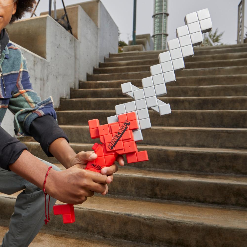 Nerf Minecraft Heartstealer Sword 4 Nerf Elite Foam Darts Foam Blade Dart Blaster - Image 4