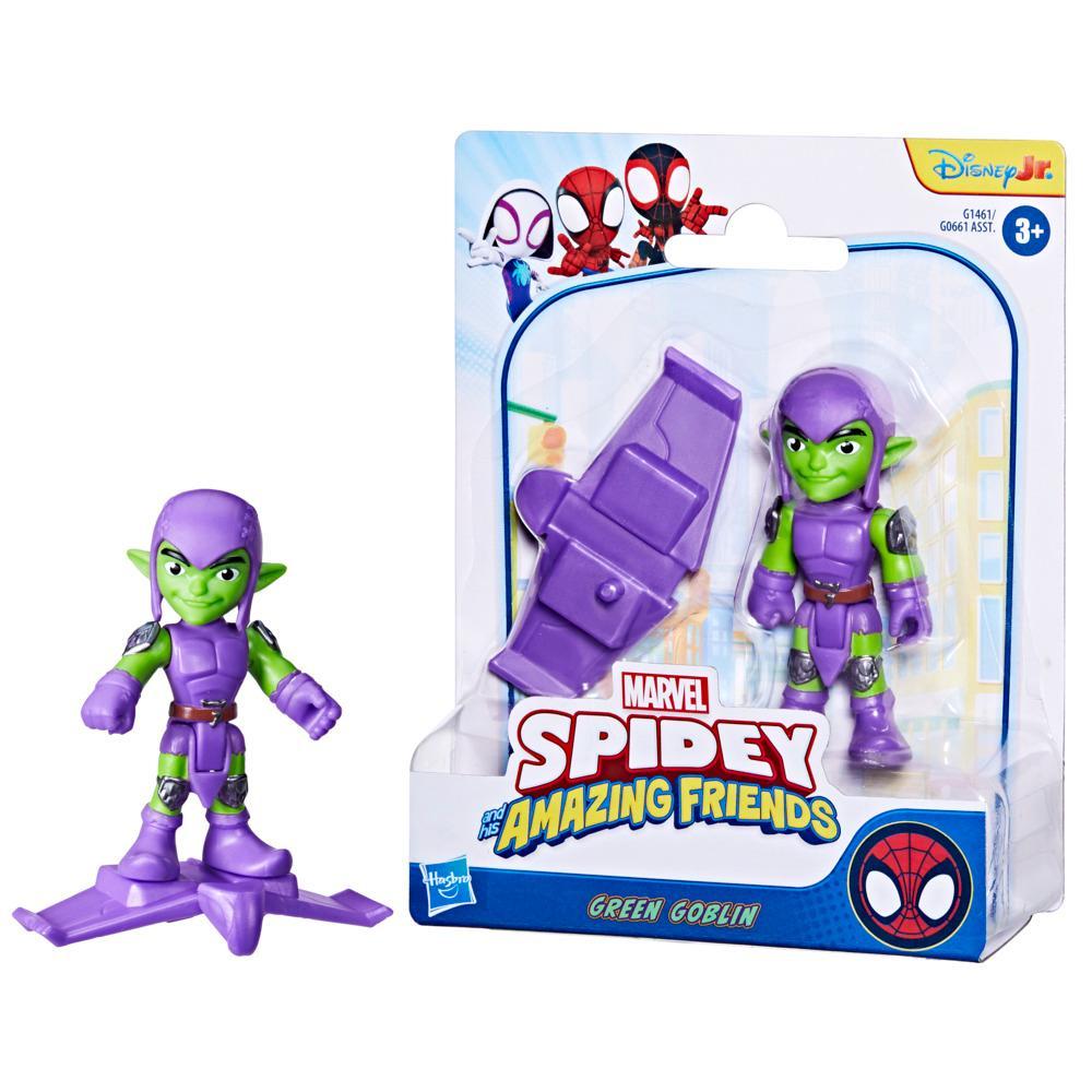 Marvel Spidey and his Amazing Friends Green Goblin Toy with Accessory - Image 4