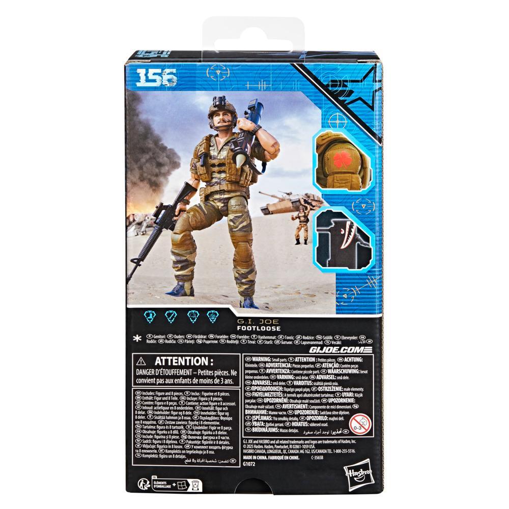GI Joe Classified Series 156 Footloose Action Figure - Image 8