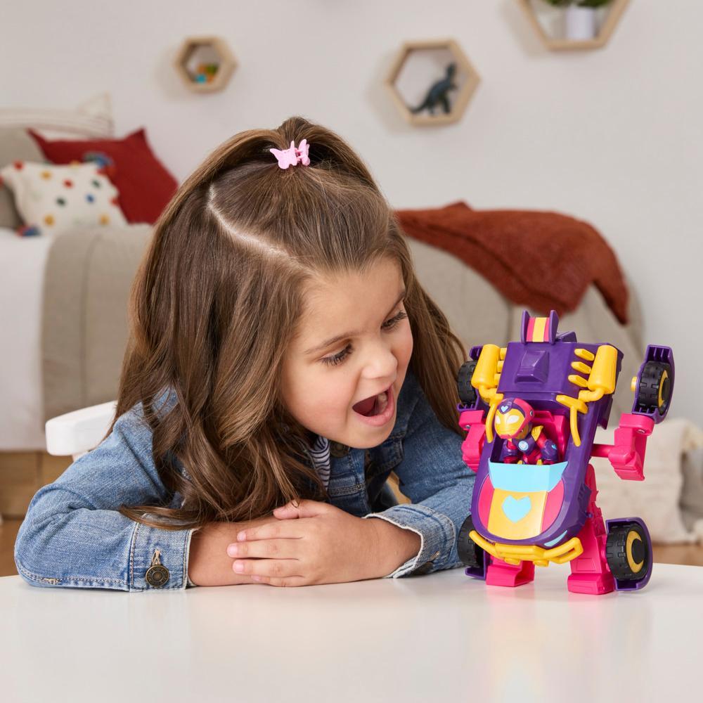 Marvel Iron Man and his Awesome Friends Ironheart 2-In-1 Mech Suit Vehicle Set Ages 3