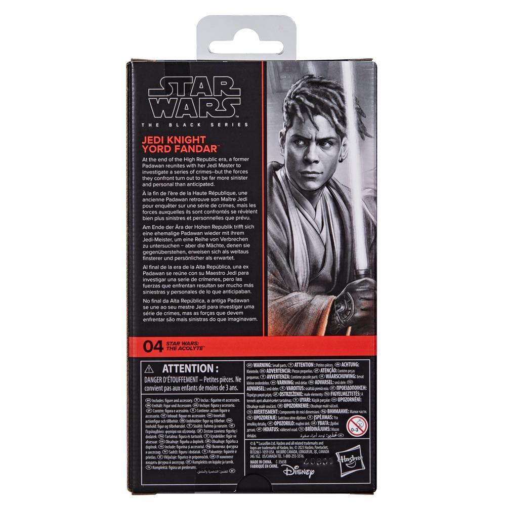 Star Wars The Black Series Jedi Knight Yord Fandar Collectible Action Figure 6 - Image 8