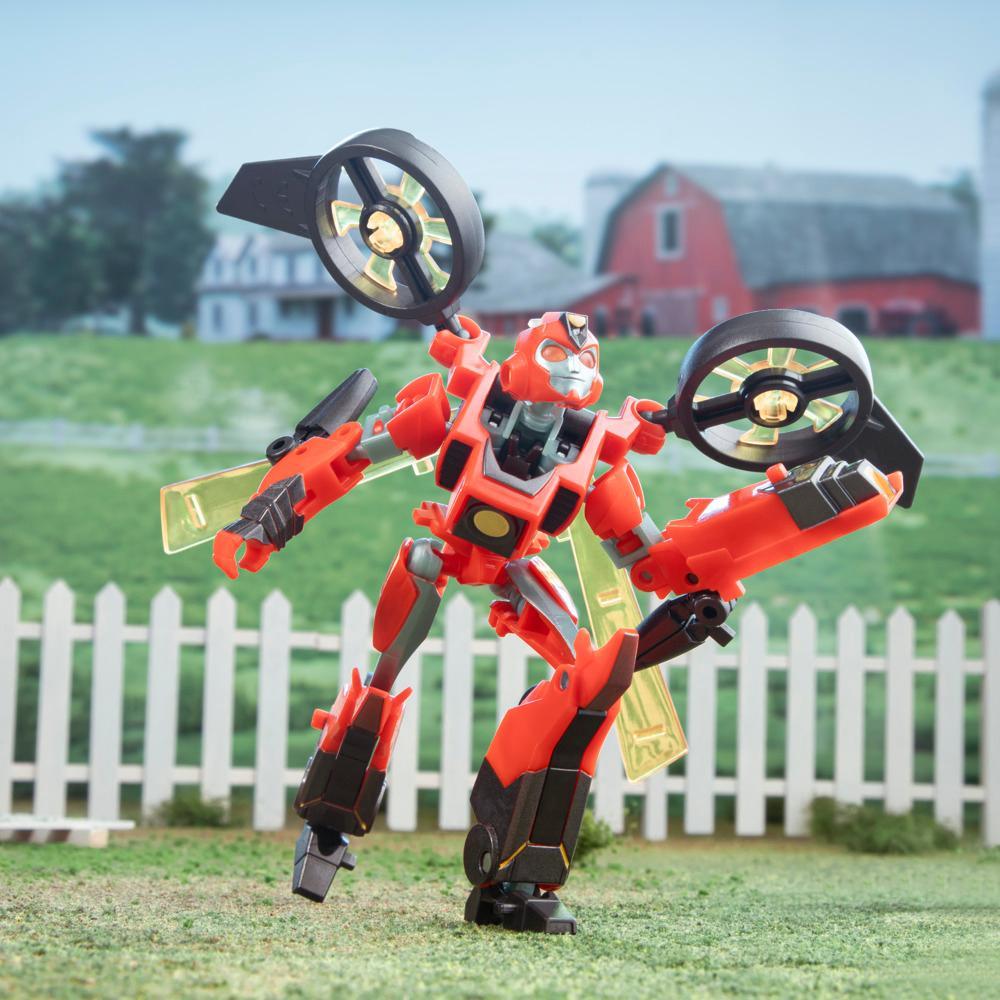 Transformers Toys EarthSpark Deluxe Class Terran Twitch Action Figure - Image 3