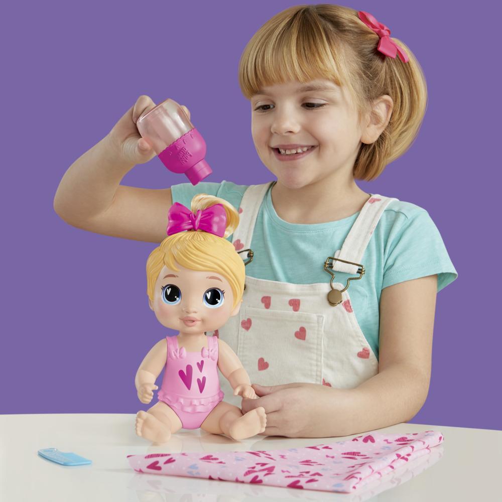Baby Alive Shampoo Snuggle Harper Hugs Blonde Hair Water Baby Doll - Image 5