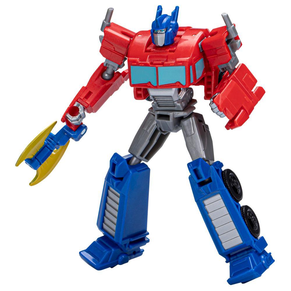 Transformers Toys EarthSpark Warrior Class Optimus Prime Action Figure - Image 6