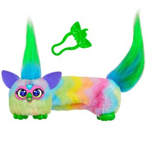 Furby DJ Furblets Can-Dee-Swirl Mini Electronic Plush Toy for Girls  Boys 6