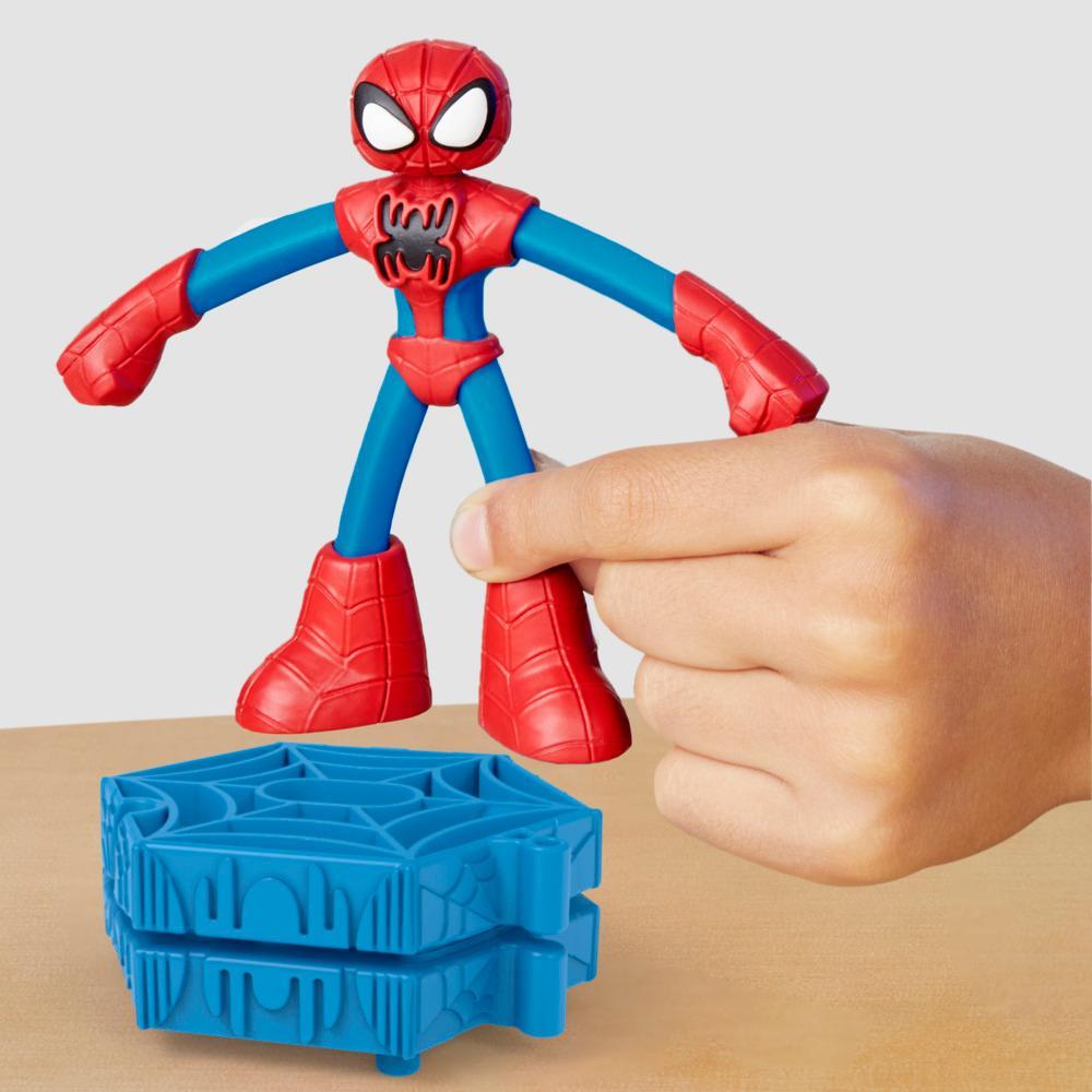 Play-Doh Marvel Spider-Man Launch Slice Battle Playset with 2 Action Figures Ages 4 - Image 11