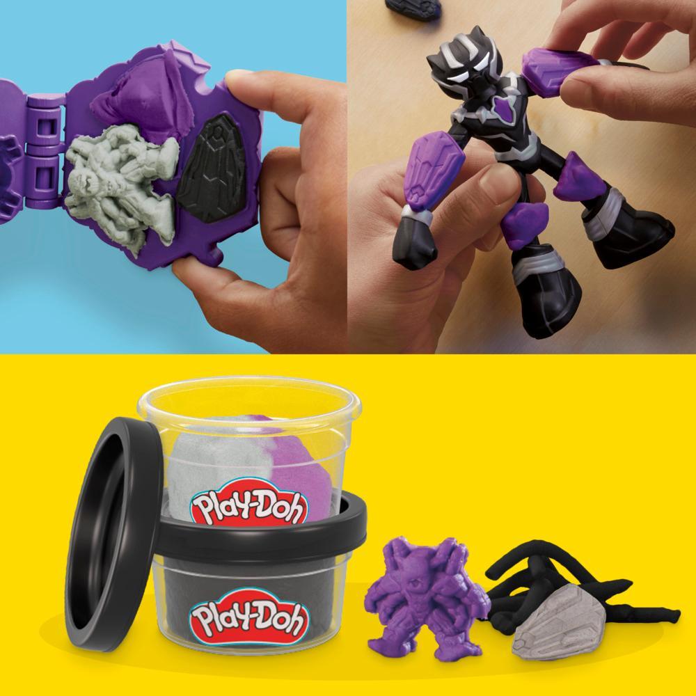 Play-Doh Marvel Black Panther Cutting Claws Action Figure Super Hero Toy for Kids 4 - Image 2
