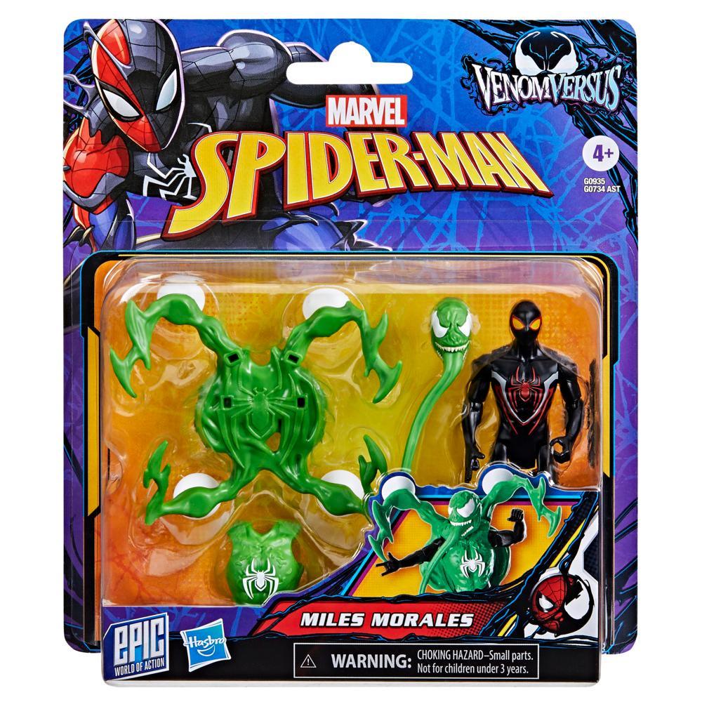 Marvel Spider-Man VenomVersus Epic World of Action Miles Morales Deluxe Figure - Image 7