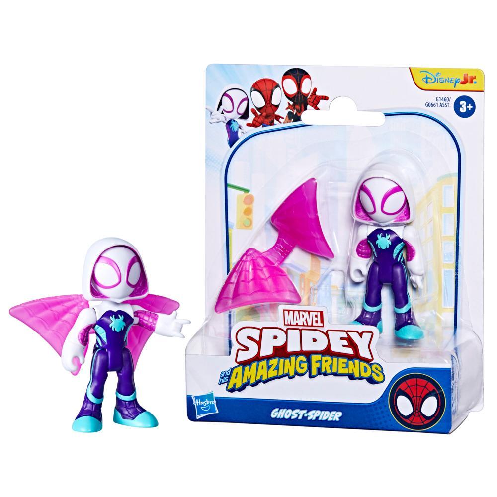 Marvel Spidey and his Amazing Friends Ghost-Spider Toy with Accessory - Image 4