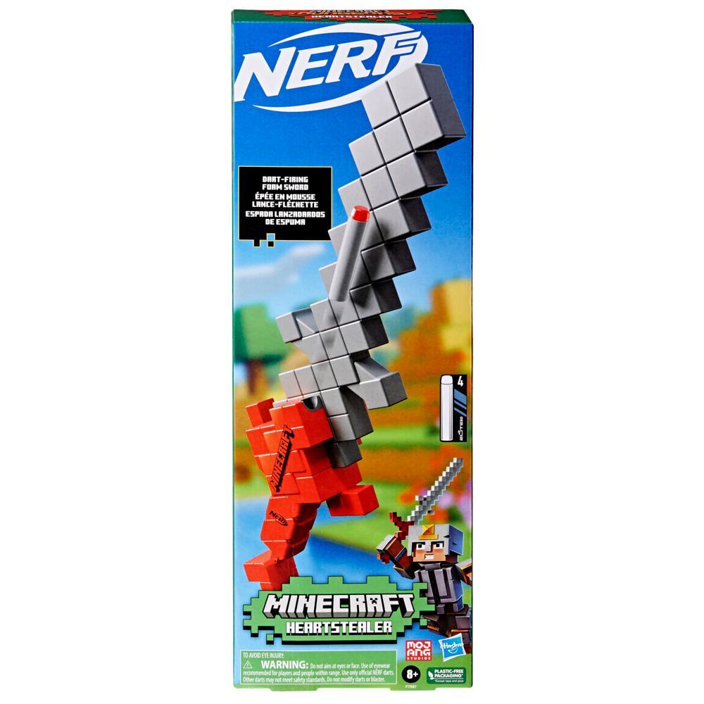 Nerf Minecraft Heartstealer Sword 4 Nerf Elite Foam Darts Foam Blade Dart Blaster - Image 7