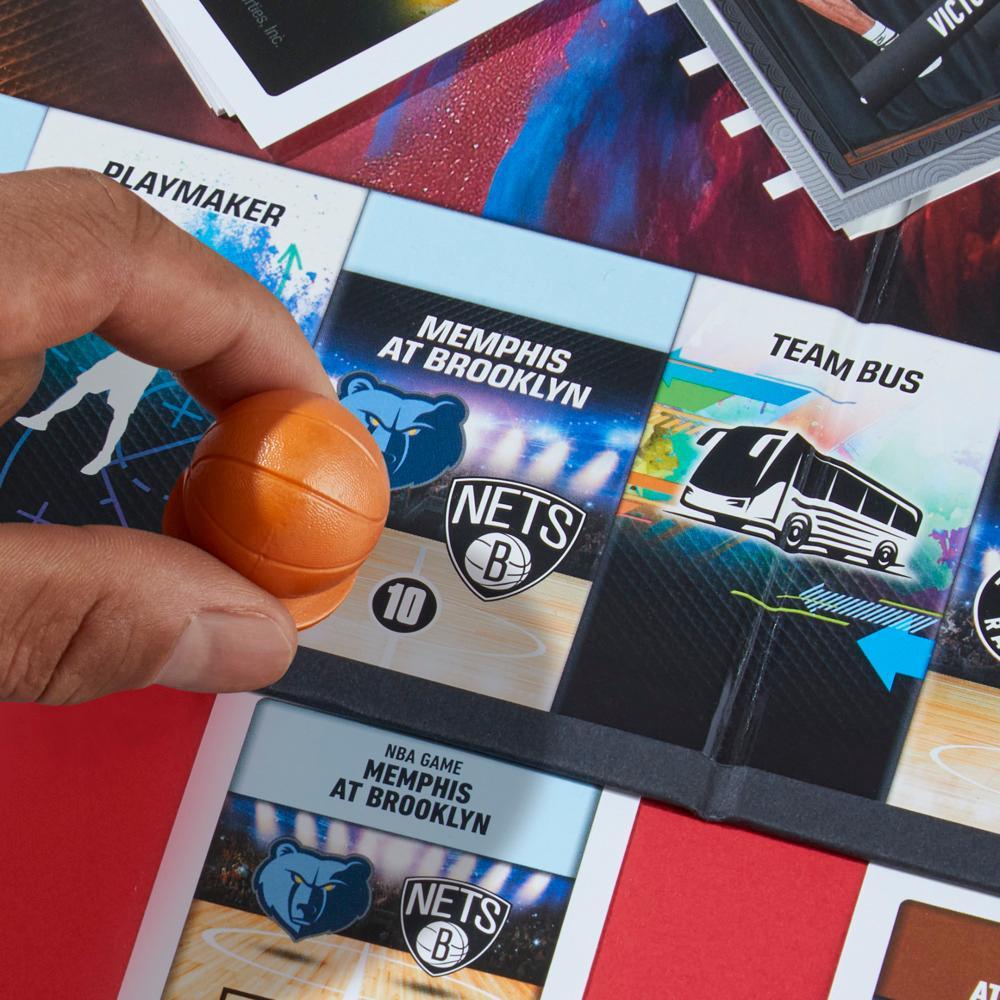 Monopoly Prizm NBA 2nd Edition Board Game with 2023-24 Panini NBA Trading Cards Ages 8 - Image 3