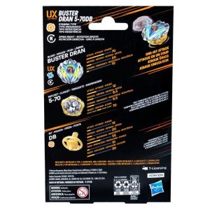 Beyblade X Shadow Shinobi 1-80MN UX Starter Pack Top and Launcher