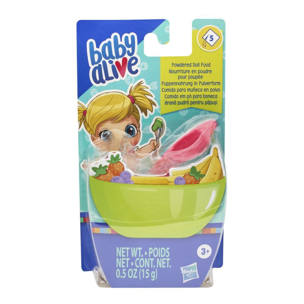 Baby Alive Powdered Doll Food Refill Includes 5 Doll-Food Packets 1 Spoon Toy Accessories for Kids Ages 3 Years Old and Up - Image 2