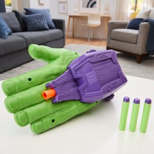 Marvel Avengers Hulk Thunderclap Blaster Roleplay Toy with 3 NERF Darts