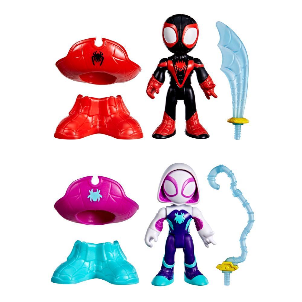 Marvel Spidey and his Amazing Friends Water-Webs Pirate Miles Spin Morales Pirate Ghost-Spider Action Figures Super Hero Toys Ages 3 - Image 6