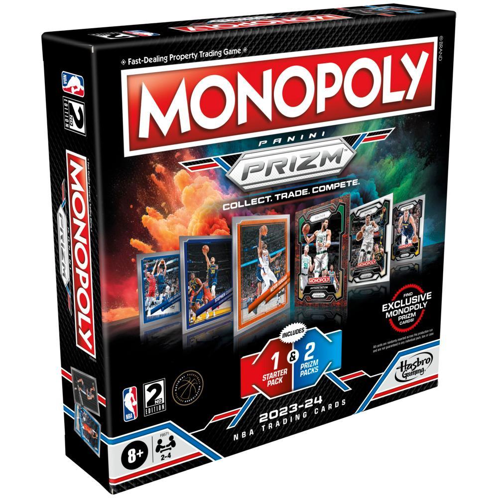 Monopoly Prizm NBA 2nd Edition Board Game with 2023-24 Panini NBA Trading Cards Ages 8 - Image 6