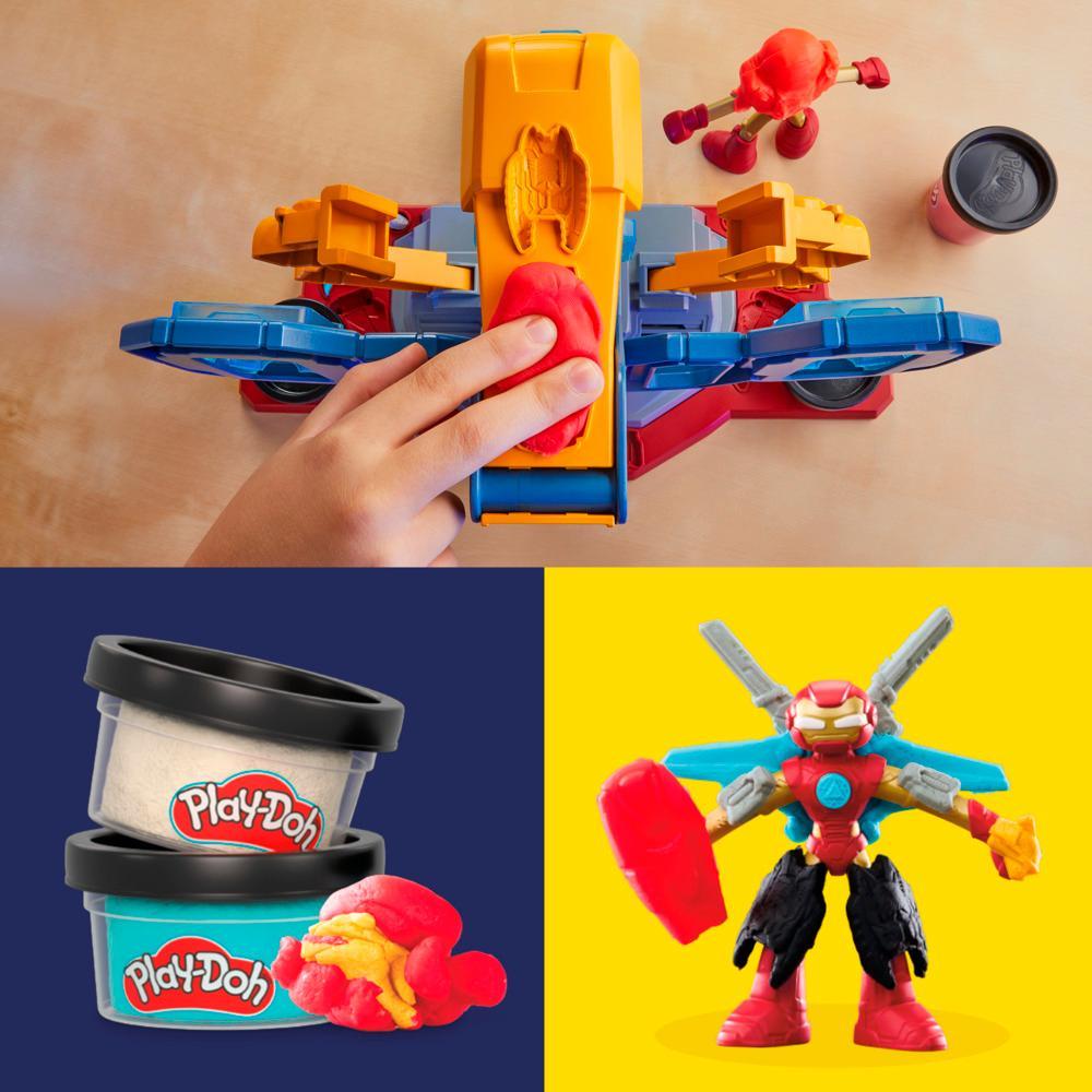 Play-Doh Marvel Iron Man Armor Maker Lab Playset with Iron Man Action Figure Ages 4 - Image 5