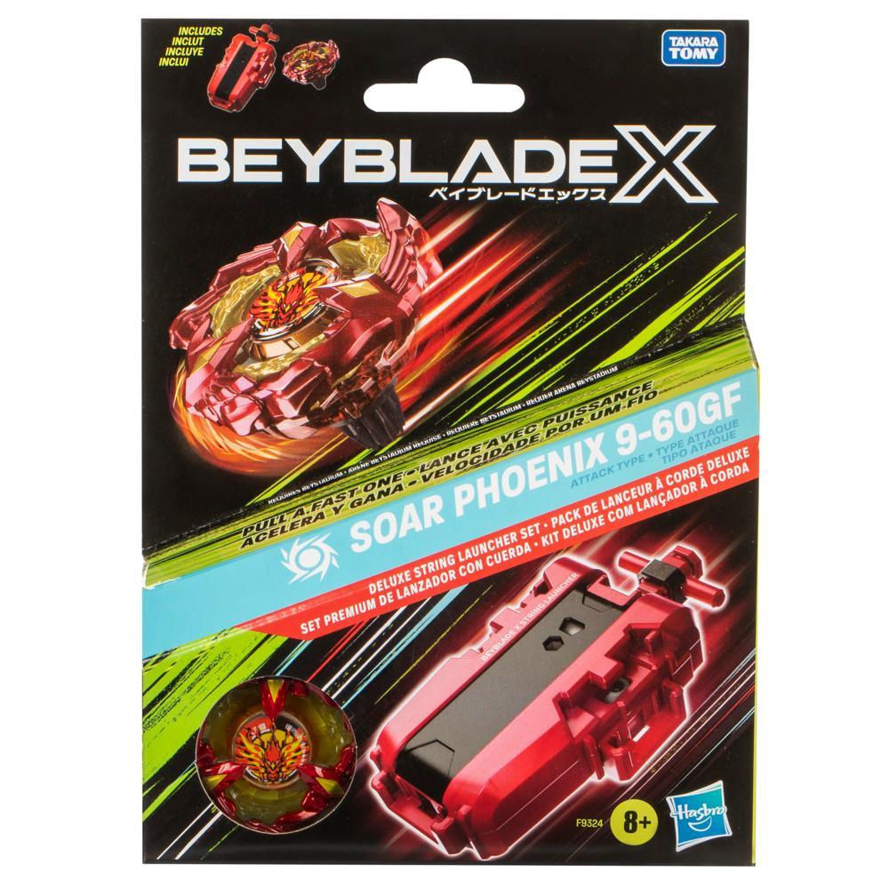 Beyblade X Soar Phoenix 9-60GF Deluxe String Launcher Set with Right-Spinning Top Toy - Image 2