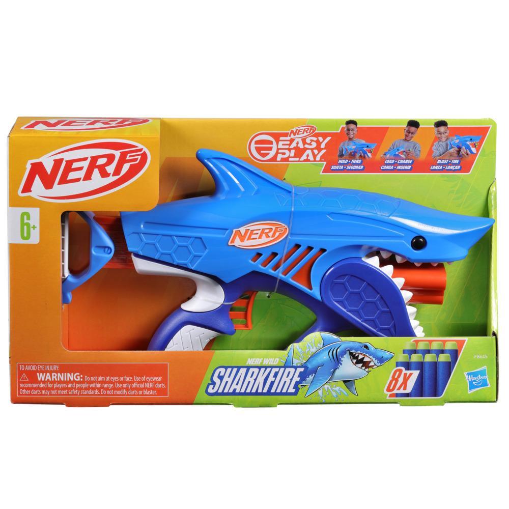 Nerf Junior Wild Sharkfire Easy Play Dart Blaster 8 Nerf Elite Darts Ages 6 Up - Image 7