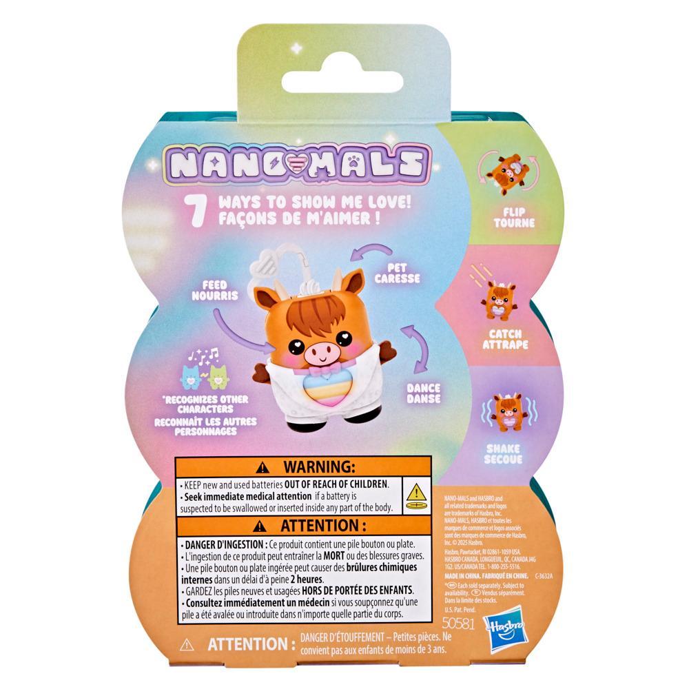 Hasbro Nano-mals?Cowbert the Highland Cow Electronic Fidget Pet - Image 8