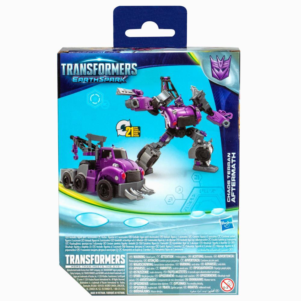 Transformers Toys EarthSpark Deluxe Class Chaos Terran Aftermath 5 Action Figure Ages 6 - Image 3