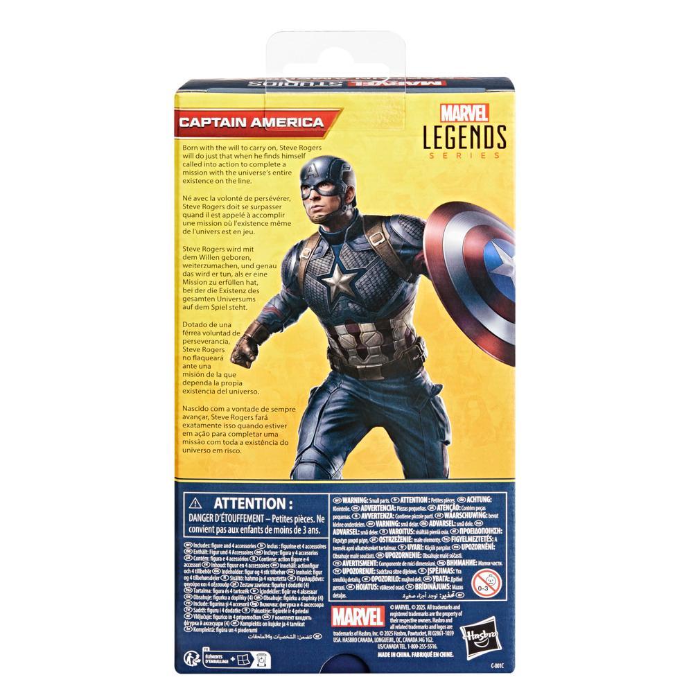 Marvel Legends Series Captain America Avengers Endgame Collectible Action Figure 6 - Image 8