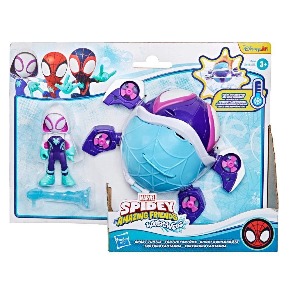 Marvel Spidey and his Amazing Friends Water-Webs Ghost Turtle Submarine Toy - Image 7