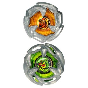 Beyblade X Gale Wyvern 5-80GB and Tail Viper 3-80HN Top Dual Pack Set