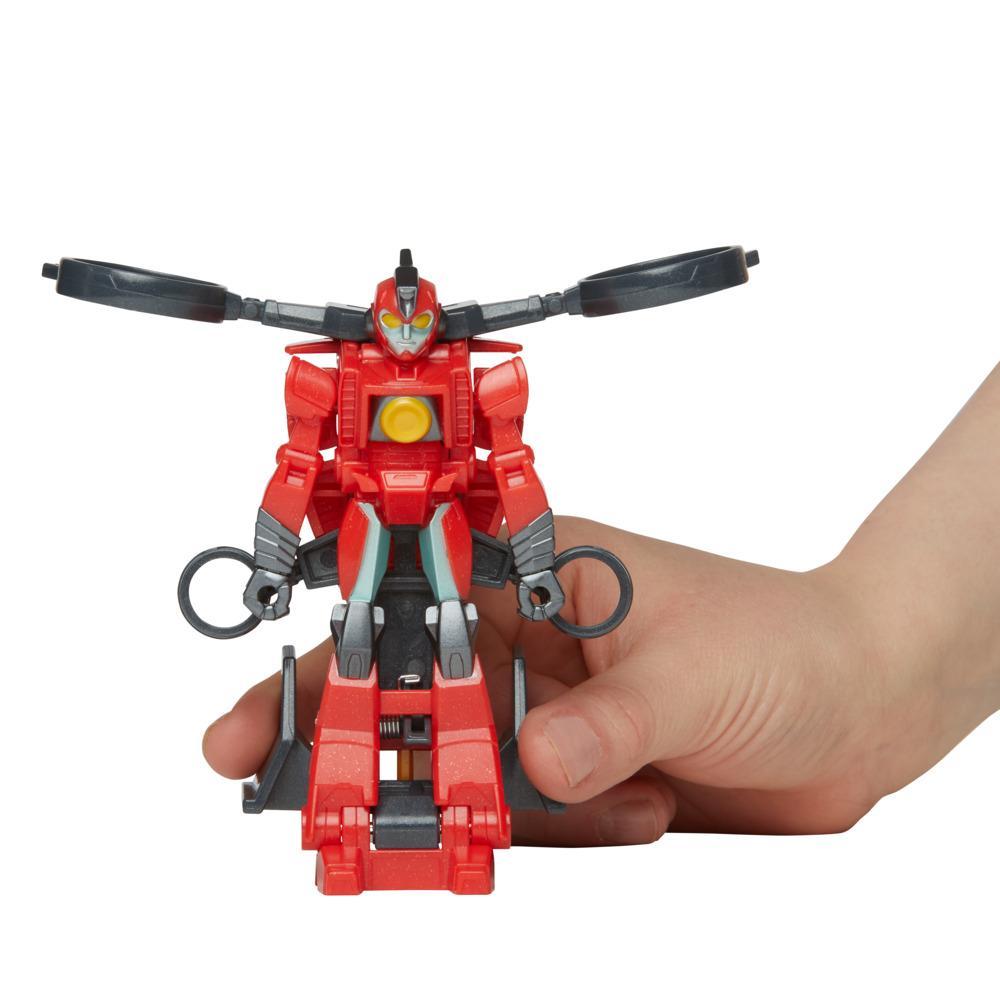 Transformers EarthSpark 1-Step Smash Changers Terran Twitch 4-Inch Action Figure Robot Toys for Boys and Girls 6 and Up - Image 3