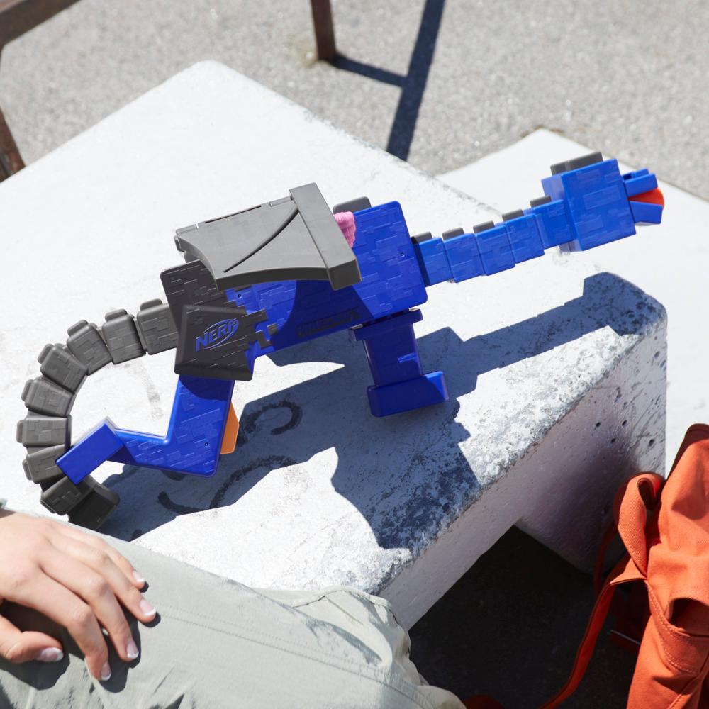 Nerf Minecraft Ender Dragon Blaster and 12 Nerf Elite Foam Darts - Image 9