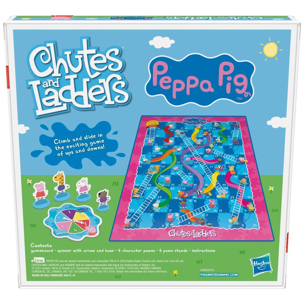 Chutes and Ladders Peppa Pig Edition Board Game for Kids Ages 3 and Up for 2-4 Players - Image 8