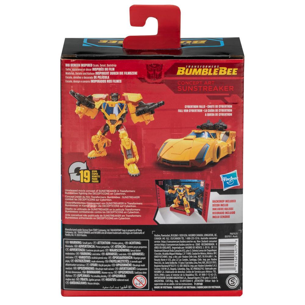 Transformers Studio Series Deluxe Transformers Bumblebee 111 Concept Art Sunstreaker 45 Action Figure 8 - Image 8