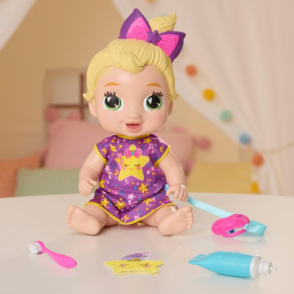 Baby Alive Lil Dreamer LaLa GooGoo Blonde Hair Baby Doll Sleepover Toy for Girls Boys 3 - Image 10