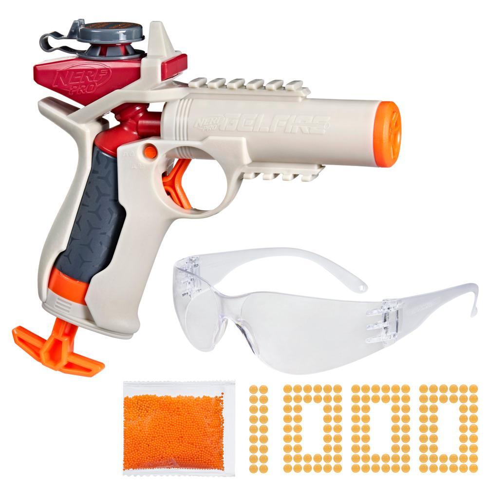 Nerf Pro Gelfire Ignitor Blaster 1000 Gelfire Rounds 60 Round Capacity T-Pull Priming Eyewear - Image 6