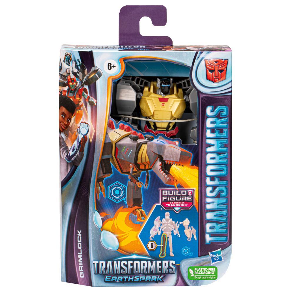 Transformers Toys EarthSpark Deluxe Class Grimlock Action Figure - Image 2