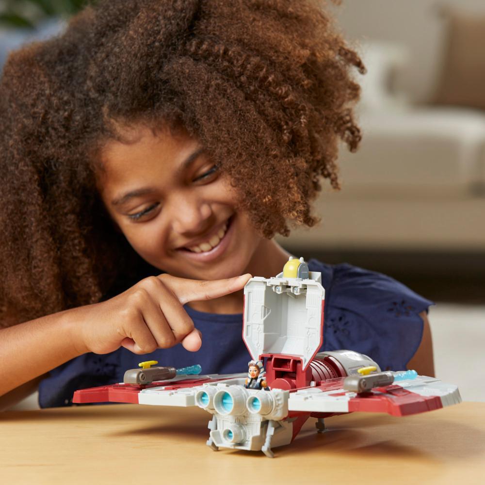 Star Wars Mission Fleet T-6 Jedi Shuttle Ahsoka Action Figure Set Star Wars Toys for Kids