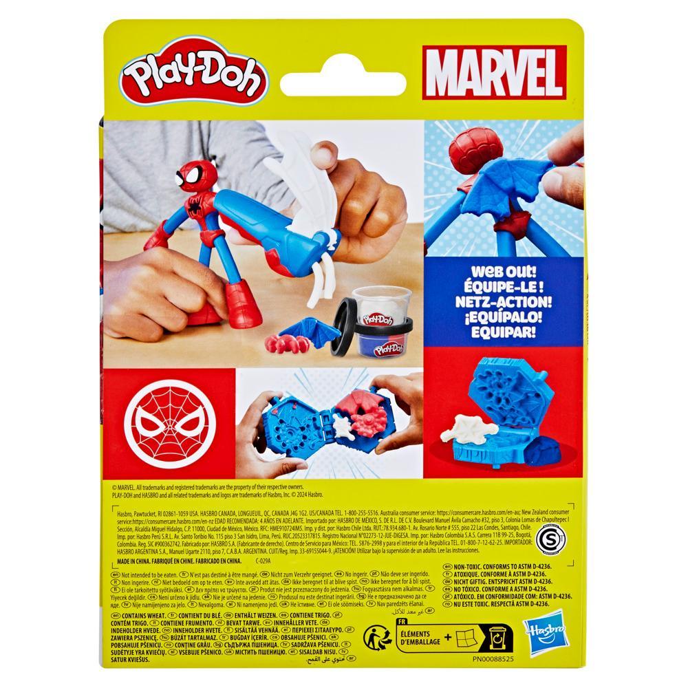 Play-Doh Marvel Spider-Man Thwip Squisher Action Figure Super Hero Toy for Kids 4 - Image 8